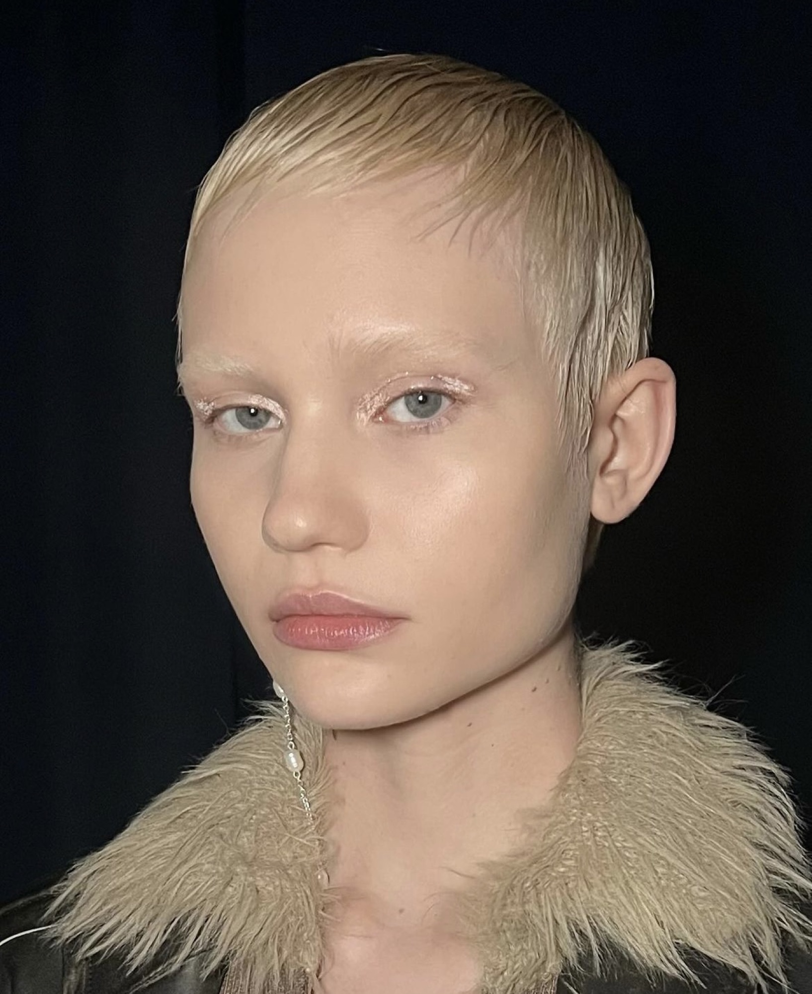 Beauty — pale luminous skin
