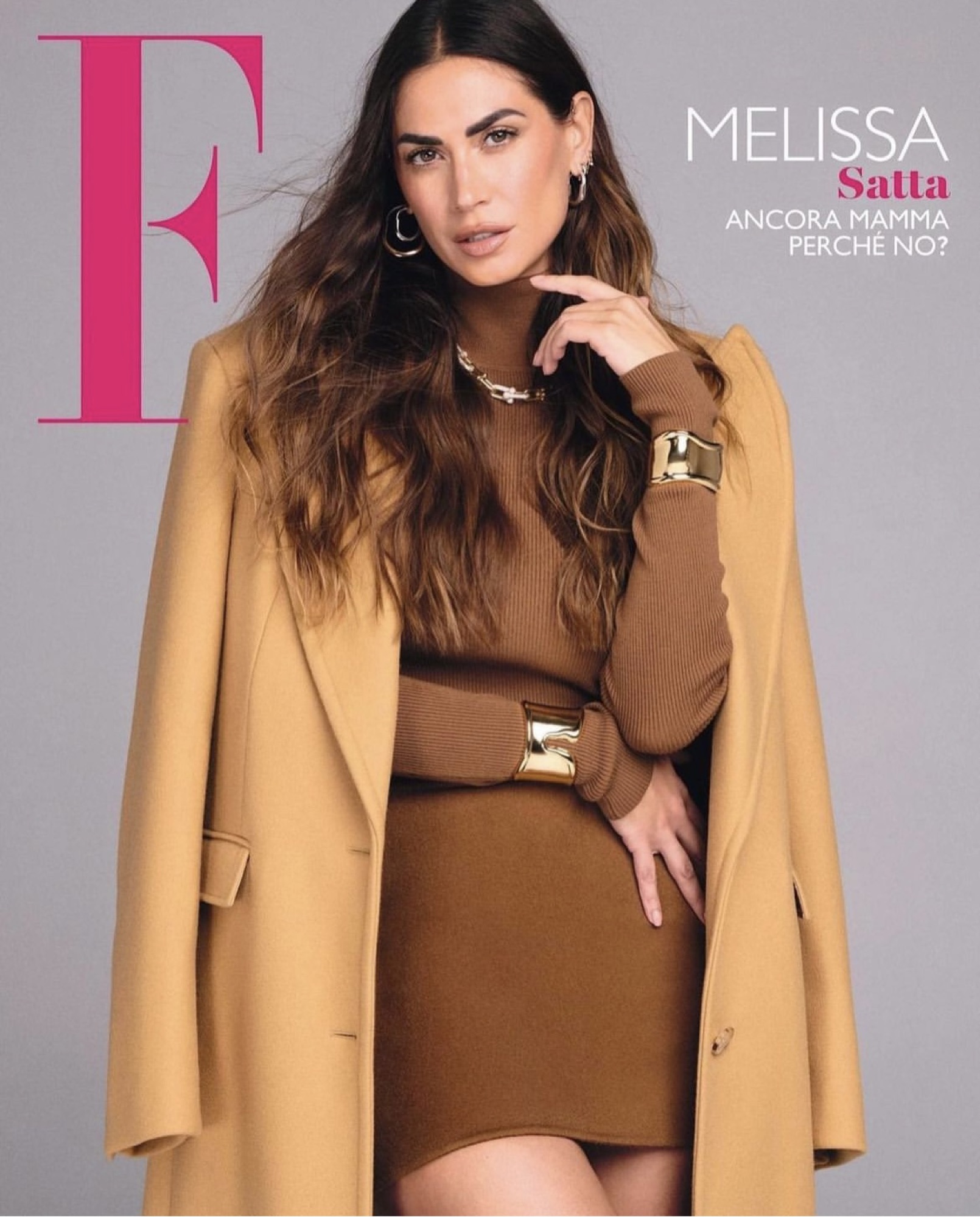 Magazine cover — camel tailoring