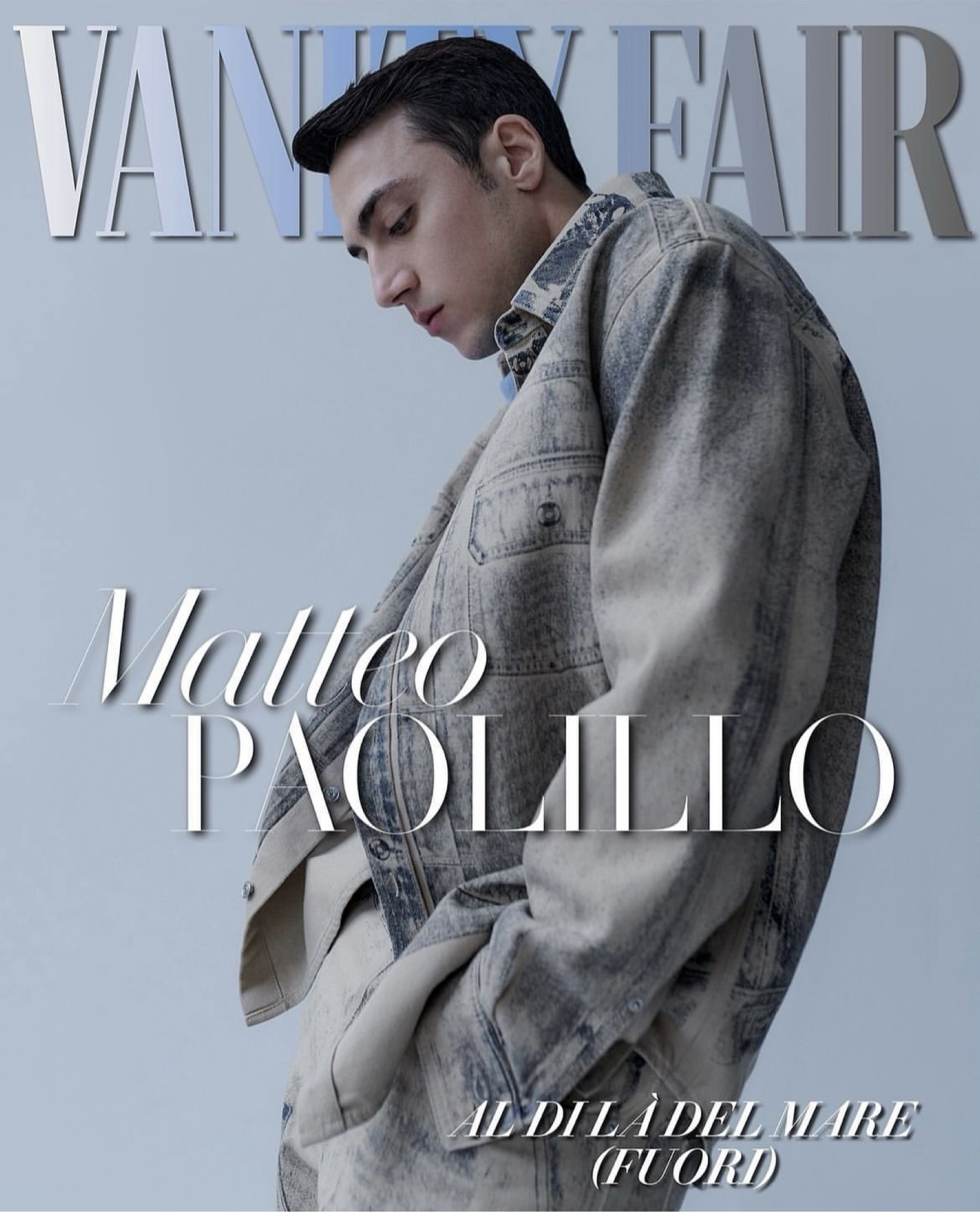 Magazine cover — denim editorial