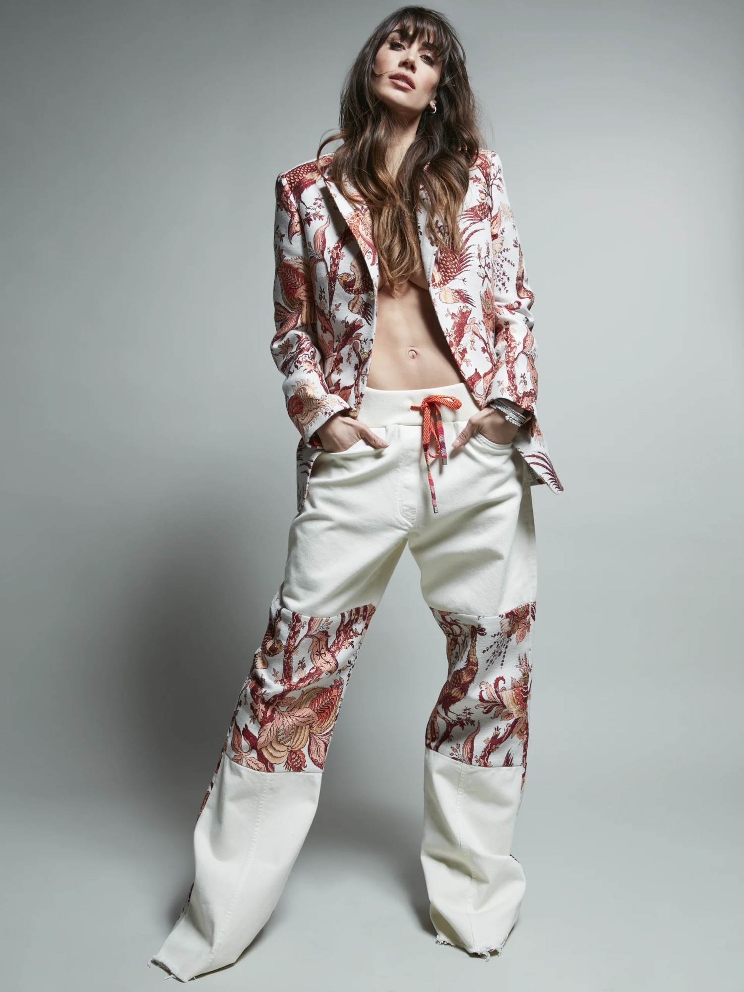 Editorial — floral tailoring