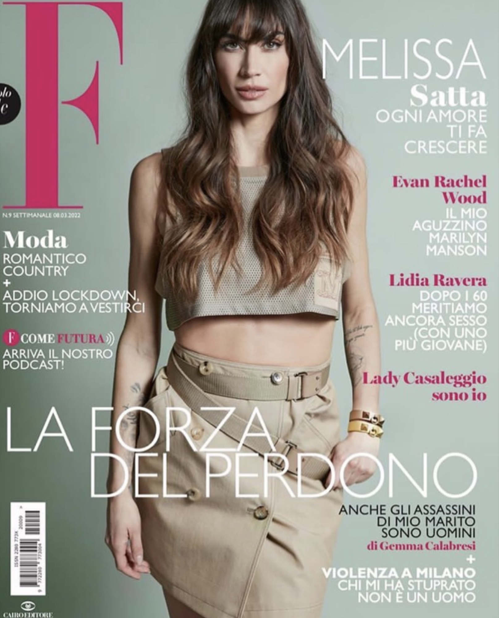 Editorial magazine cover
